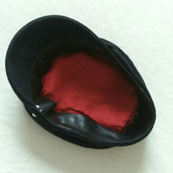 Vintage Felt Breton Mariner Captain Fisher Hat Cap - Picture 4 of 4